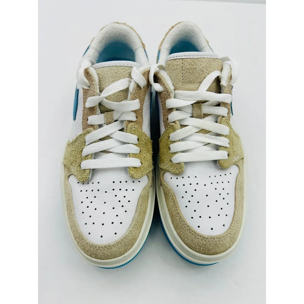 Nike Air Jordan 1 Elevate Low SE Women Sz 6.5‎ Blue Gold FD1028-100